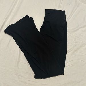 Black flared pants